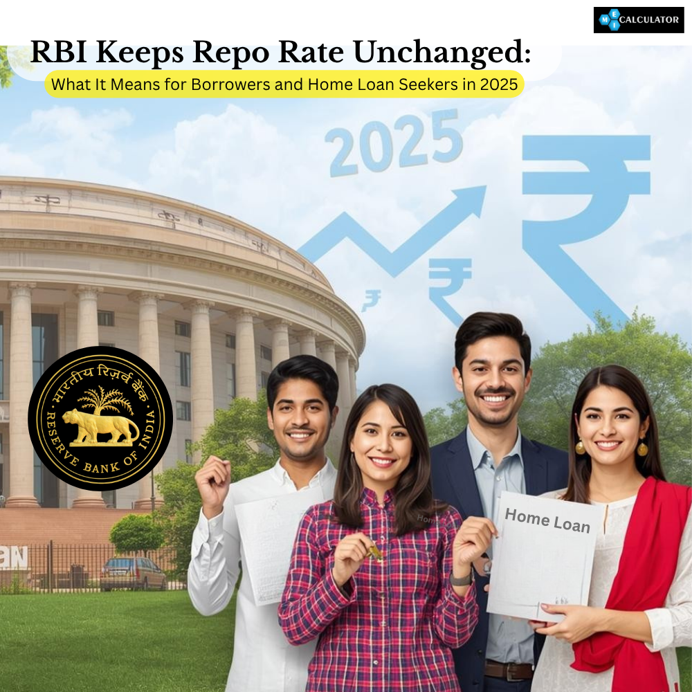 RBI Keeps Repo Rate Unchanged: What It Means for Borrowers and Home Loan Seekers in 2025